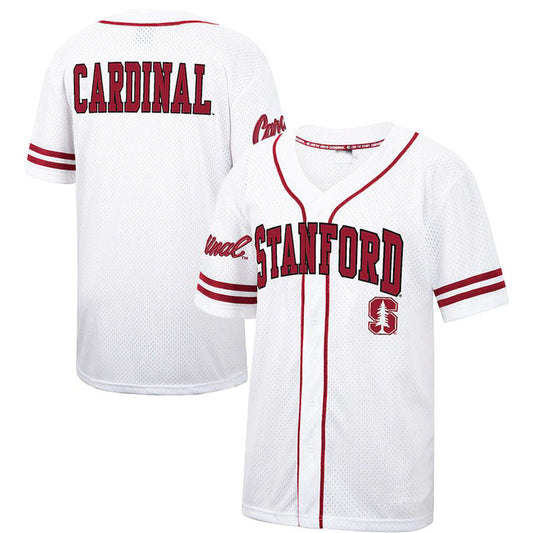 S.Cardinal Colosseum Free Spirited Baseball Jersey  White Cardinal Stitched American College Jerseys