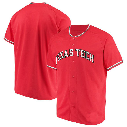 T.Tech Red Raiders Under Armour Performance Replica Baseball Jersey Red Stitched American College Jerseys