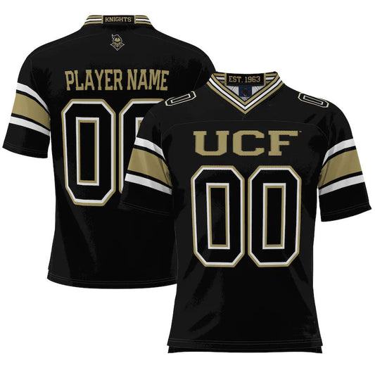 Custom U.Knights ProSphere NIL Pick-A-Player Football Jersey Black Stitched American College Jerseys