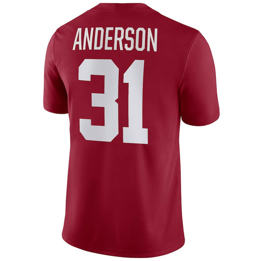 A.Crimson Tide #31 Will Anderson NIL Football Replica Jersey Stitched American College Jerseys