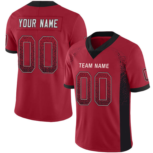 Custom A.Falcon Men's Fashion American Red Vapor Limited Stitched Football Jersey