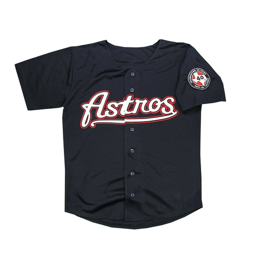 Custom Houston Astros 2012 Black Men's Jersey Stitched