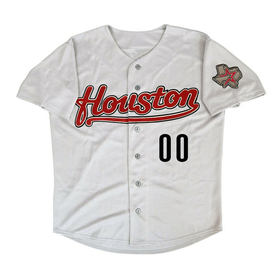 Custom Houston Astros 2012 White Men's Jersey Stitched