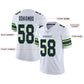 Custom S.Seahawks Football Jerseys Team Player or Personalized Design Your Own Name for Men's Women's Youth Jerseys Navy