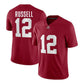 A.Crimson Tide #12 Keelon Russell Game Jersey Crimson Stitched American College Jerseys