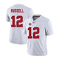 A.Crimson Tide #12 Keelon Russell Game Jersey White Stitched American College Jerseys