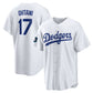 Los Angeles Dodgers #17 Shohei Ohtani 2024 World Tour Seoul Series Home Replica Player Jersey - White Stitches Baseball Jerseys