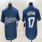 Los Angeles Dodgers #17 Shohei Ohtani Navy Home Authentic Patch Jersey Baseball Jerseys