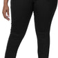 Womens Plus Size Skinny Tapered Pants Comfy Stretch High Waist Ankle Jean