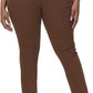 Womens Plus Size Skinny Tapered Pants Comfy Stretch High Waist Ankle Jean