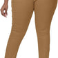 Womens Plus Size Skinny Tapered Pants Comfy Stretch High Waist Ankle Jean