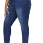 Womens Plus Size Skinny Jeans Stretchy High Waisted Ankle Jean
