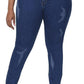 Womens Plus Size Skinny Jeans Stretchy High Waisted Ankle Jean