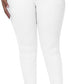 Womens Plus Size Skinny Jeans Stretchy High Waisted Ankle Jean