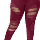 Womens Plus Size Skinny Jeans Stretchy High Waisted Ankle Jean