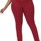 Womens Plus Size Skinny Tapered Pants Comfy Stretch High Waist Ankle Jean