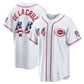Cincinnati Reds #44 Elly De La Cruz USA 250 Fourth of July Home Stadium Jersey - White Puhics