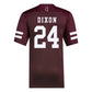 M.State Bulldogs  #24 Anthony Dixon Maroon Stitched American College Jerseys