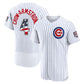 Chicago Cubs #4 Pete Crow-Armstrong USA 250 Fourth of July Home Authentic Jersey - White Puhics