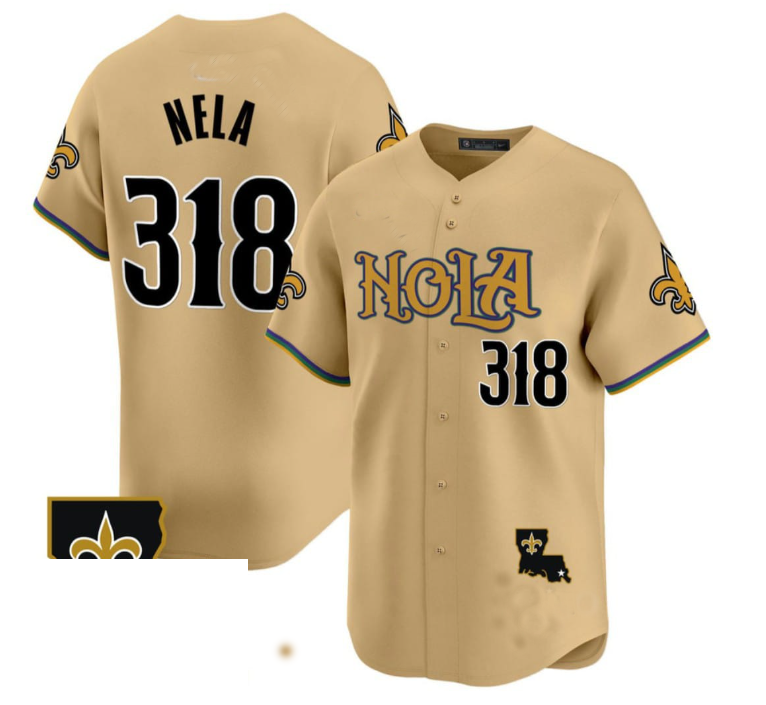 NO.Saints #318 NELA  Stitched American Baseball Jerseys