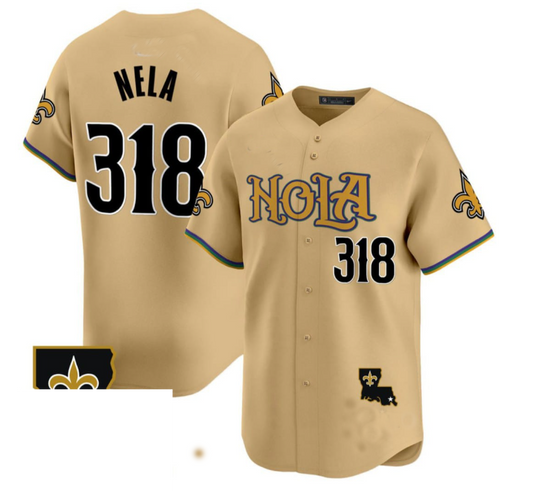 NO.Saints #318 NELA  Stitched American Baseball Jerseys