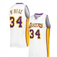 LA.Lakers #34 Shaquille O'Neal Mitchell & Ness Authentic Jersey  Gold Stitched American Basketball Jersey