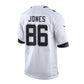 J.Jaguars #86 Brian Jones White Draft First Round Pick Game Player  Stitched American Football Jerseys