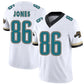 J.Jaguars #86 Brian Jones White F.U.S.E. Football Jerseys