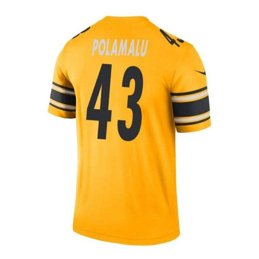 P.Steelers #43 Troy Polamalu  Retired Player Game Jersey Stitched American Football Jerseys