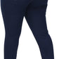 Womens Plus Size Skinny Jeans Stretchy High Waisted Ankle Jean