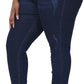 Womens Plus Size Skinny Jeans Stretchy High Waisted Ankle Jean