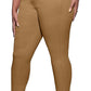 Womens Plus Size Skinny Tapered Pants Comfy Stretch High Waist Ankle Jean
