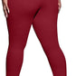 Womens Plus Size Skinny Tapered Pants Comfy Stretch High Waist Ankle Jean