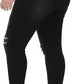 Womens Plus Size Skinny Jeans Stretchy High Waisted Ankle Jean