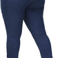 Womens Plus Size Skinny Jeans Stretchy High Waisted Ankle Jean
