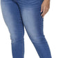 Womens Plus Size Skinny Jeans Stretchy High Waisted Ankle Jean