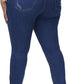 Womens Plus Size Skinny Jeans Stretchy High Waisted Ankle Jean