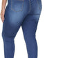 Womens Plus Size Skinny Jeans Stretchy High Waisted Ankle Jean