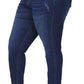 Womens Plus Size Skinny Jeans Stretchy High Waisted Ankle Jean