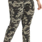 Womens Plus Size Skinny Tapered Pants Comfy Stretch High Waist Ankle Jean