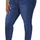 Womens Plus Size Skinny Jeans Stretchy High Waisted Ankle Jean
