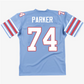 H.Oilers #74 Willie Parker 1967 Jersey Mitchell & Ness Stitched American Football Jerseys