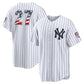 New York Yankees #27 Giancarlo Stanton USA 250 Fourth of July Home Stadium Jersey - White Puhics