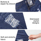 Womens Plus Size Skinny Jeans Stretchy High Waisted Ankle Jean