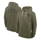 A.Cardinals Olive 2025 Salute to Service Sideline Standard Issue Dri-FIT Hoodie Stitched American Football Jerseys