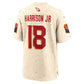 A.Cardinals #18 Marvin Harrison Jr. 2025 Rivalries Collection Game Jersey - Natural Stitched American Football Jerseys