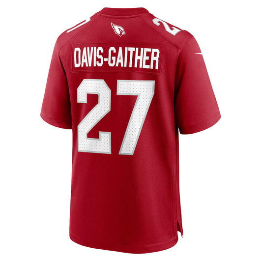 A.Cardinals #27 Akeem Davis-Gaither Cardinal Team Game Jersey Stitched American Football Jerseys