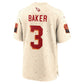 A.Cardinals #3 Budda Baker 2025 Rivalries Collection Game Jersey - Natural Stitched American Football Jerseys