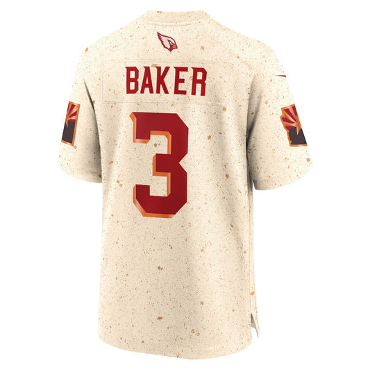 A.Cardinals #3 Budda Baker 2025 Rivalries Collection Game Jersey - Natural Stitched American Football Jerseys
