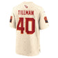 A.Cardinals #40 Pat Tillman 2025 Rivalries Collection Retired Player Game Jersey - Natural Stitched American Football Jerseys